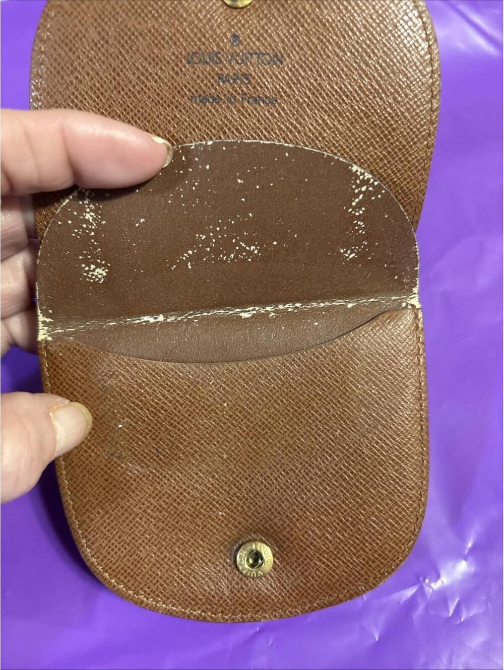 Auth Louis Vuitton Monogram Porte Monnaie Gousset Coin Purse Wallet M61970 PVC - Picture 5 of 16
